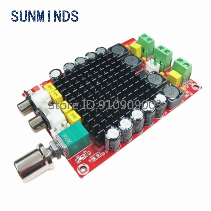 1pcs XH-M510 High Power Digital Amplifier Board 100Wx2 Overheat Protection TDA7498 Audio Stereo Amplifier Board DC14-34V