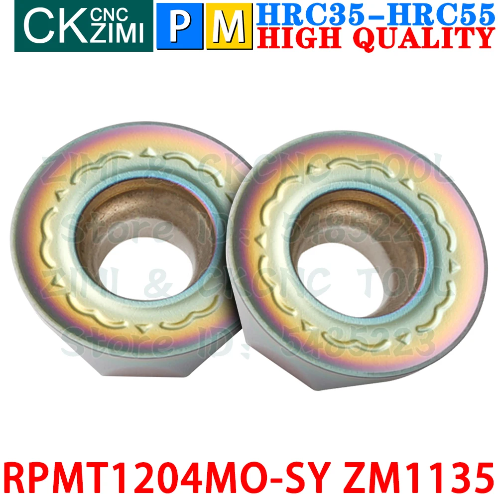RPMT1204MO-SY ZM1135 RPMT 1204 MO SY ZM1135 R6 คาร์ไบด์แทรกรอบมิลลิ่งแทรกแนวตั้ง Indexable เครื่องมือ RPMT1204 EMRW 6R CNC เครื่องกลึงโลหะเครื่องกลึงโลหะเครื่องมือ