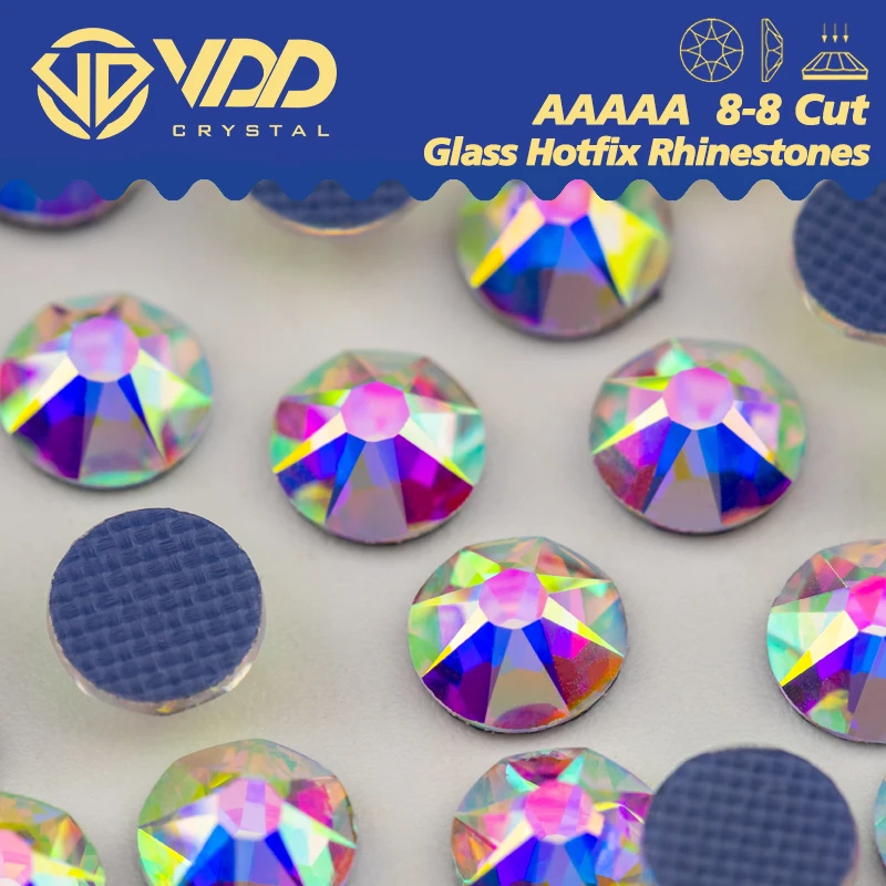 VDD SS6-SS30 AAAAA Top Quality 2088 8 Big 8 Small Hotfix Crystal AB Rhinestones Flatback Stones Clothes Wedding Dress Decoration