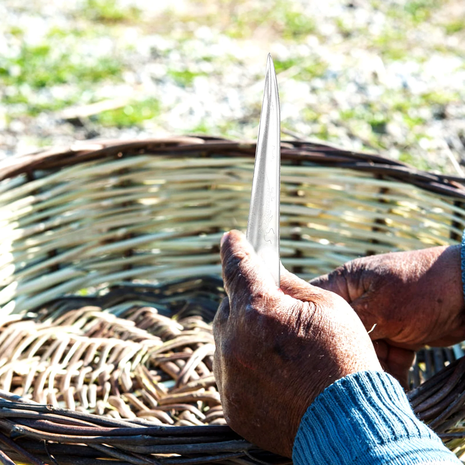 

Stainless Rattan Pry Knife Woven Baskets Plastic Outdoor Sectional Pick Strong Simple Clean Household Furniture Long for Woven