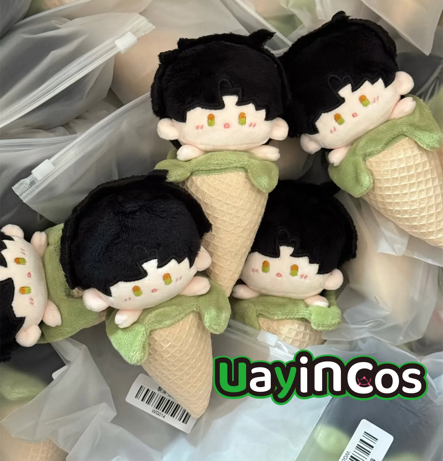 

10 см Love and Deepspace Zayne Sylus Caleb Rafayel Matcha мороженое мягкие плюшевые куклы одежда аниме игра брелок сумка игрушка Ki