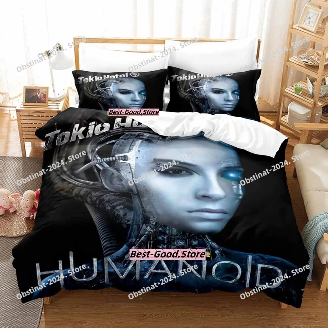 

Tokio Hotel Bedding Set 3D Printing Rock Band Comforter Cover for Kids Adult Bedding Sets Single Twin Queen King Size