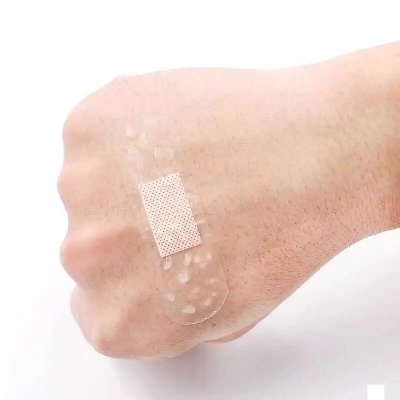 New 100Pcs/Pack Transparent Wound Adhesive Plaster Medical Anti-Bacteria Band Bandages Sticker Home Travel First Aid Kit