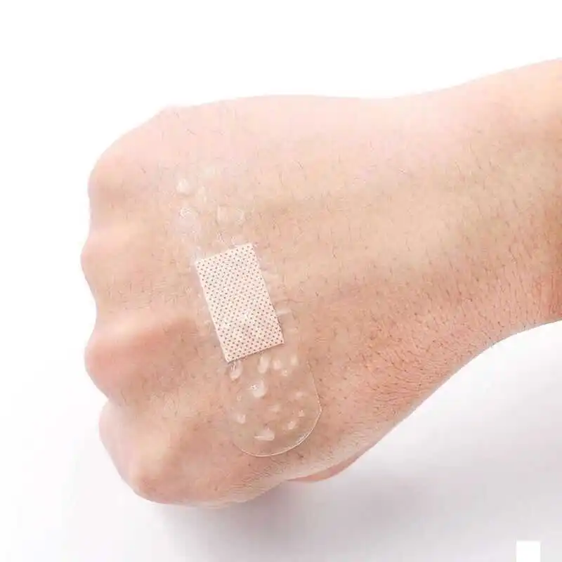 100Pcs/Pack First Aid Kit Transparent Wound Adhesive Plaster Medical Anti-Bacteria Band Bandages Sticker Home Travel