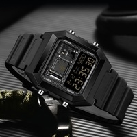 SANDA 6216 Sports Multifunction Men's Watches Military Quartz Watch Man Waterproof Wristwatch for Men Electronic Luminous Clock