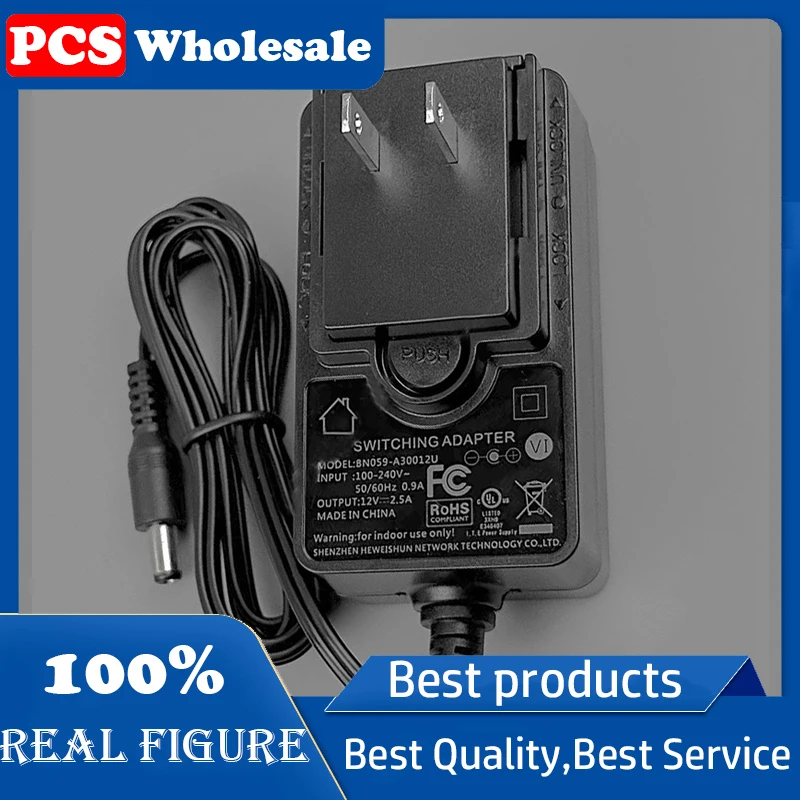 

BN059-A30012U charger - 12V, 2.5A, 30W power adapter - 5.5*2.5mm monitoring speaker power supply