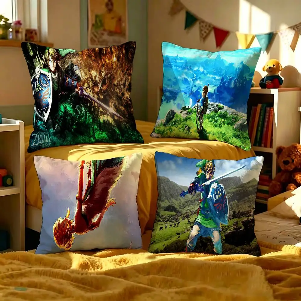 Video Game Legend Zeldas Cushion Cover Pillow Cover Decor Pillowcase Printed Cushion Case for Couch view 5