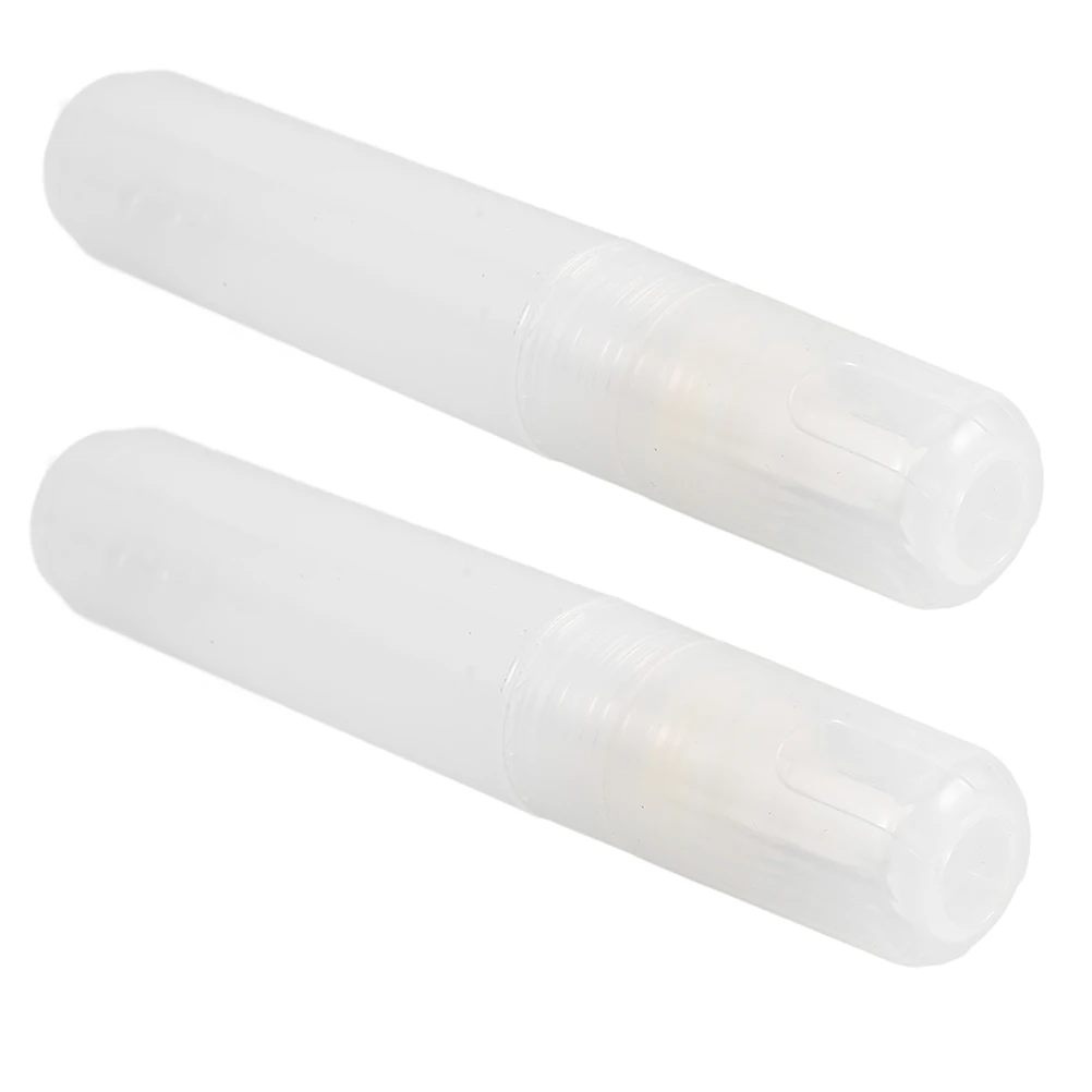 

2pcs Refillable Marker Accessories Clear Empty Chalk Pens Blank Paint Markers for Wood Fine Tip Suitable Various Scenarios