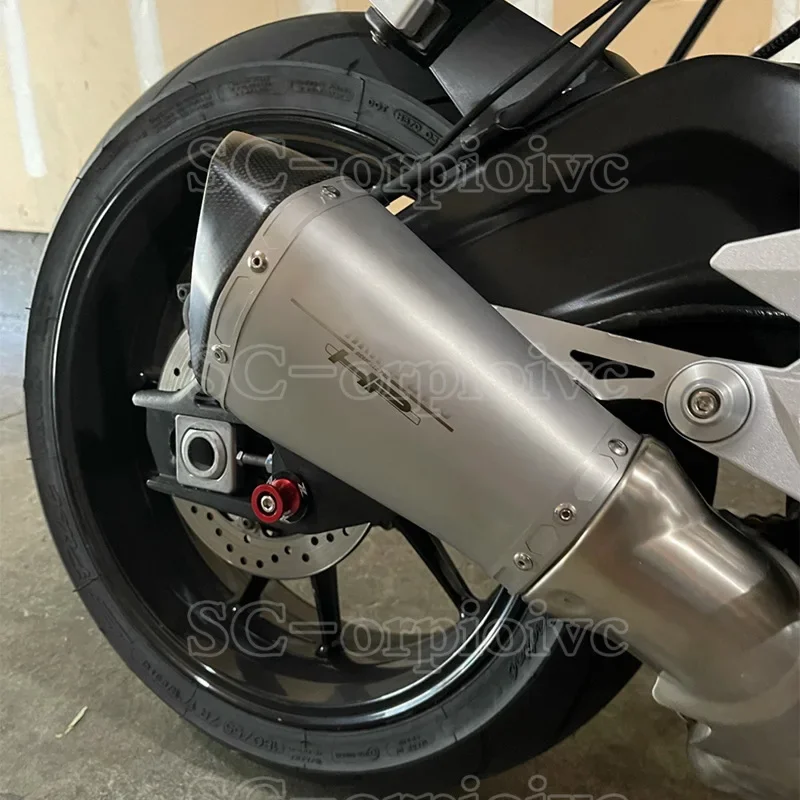 Silencieux à Enfiler avec DB Killer pour Moto BMW, Entrée 51mm, 60mm, 65mm, pour S1000RR 2010-2014, S1000R 2010-2016