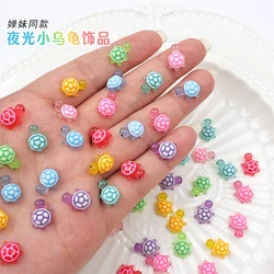 Noctilucent Turtle Matte 8 Styles Flatback Art DIY Nail Accessories Cartoon Series Nail Rhinestone Homemade Wearing Nail