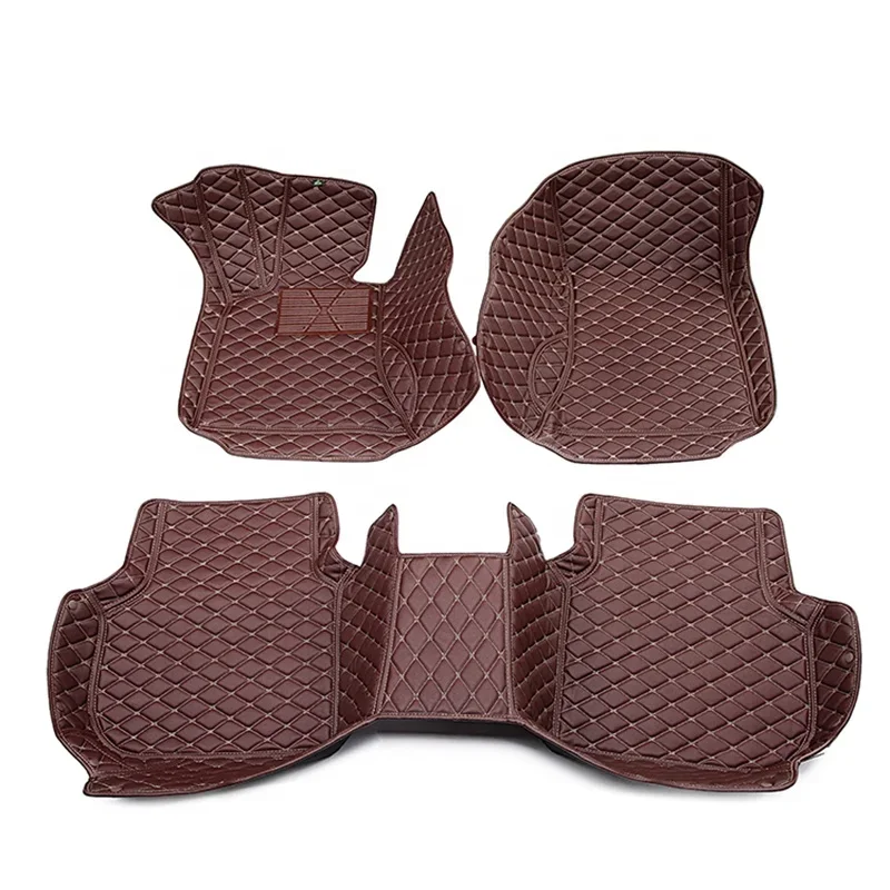 

leather car interior floor mat for ford explorer 5 2011 2012 2013 2014 2015 2016 2017 2018 2019 carpet accessories