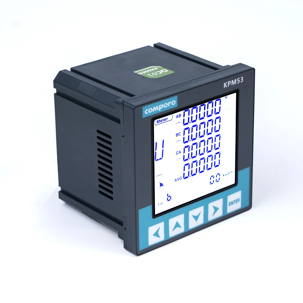 96*96 Digital Panel Electric Power Meter Modbus RS485 Three Phase Logger Power Meter