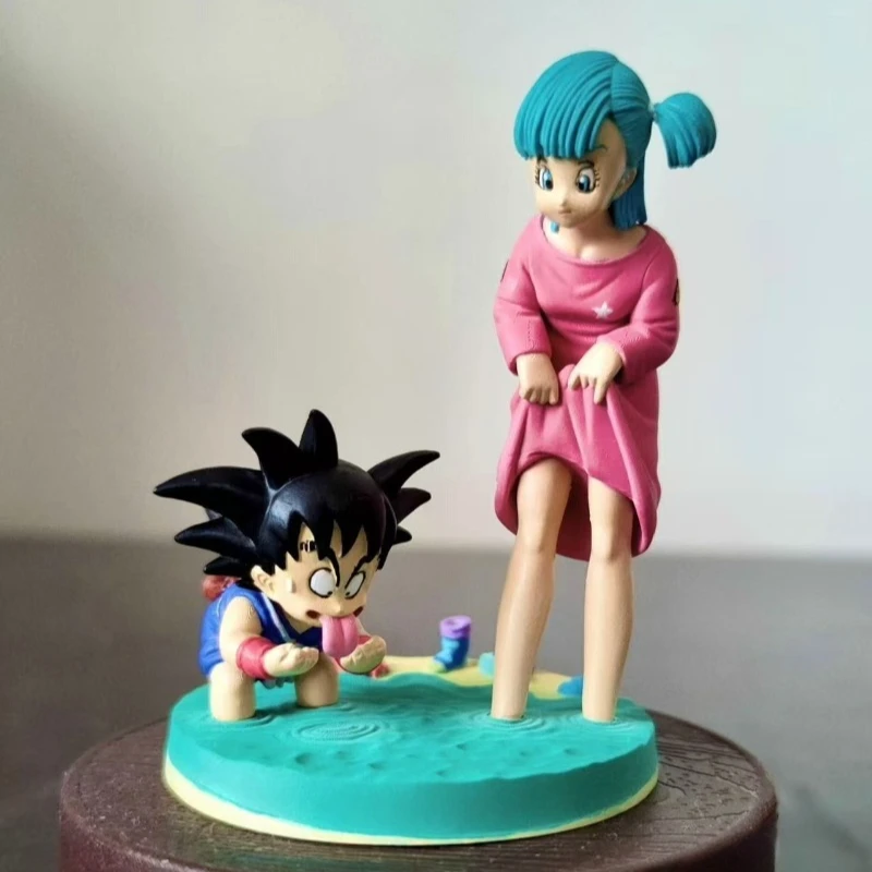 

Bandai Dragon Ball One-time Award Dragon Ball History Last Award Goku Bulma Figure Toys Ornaments Collection Gifts