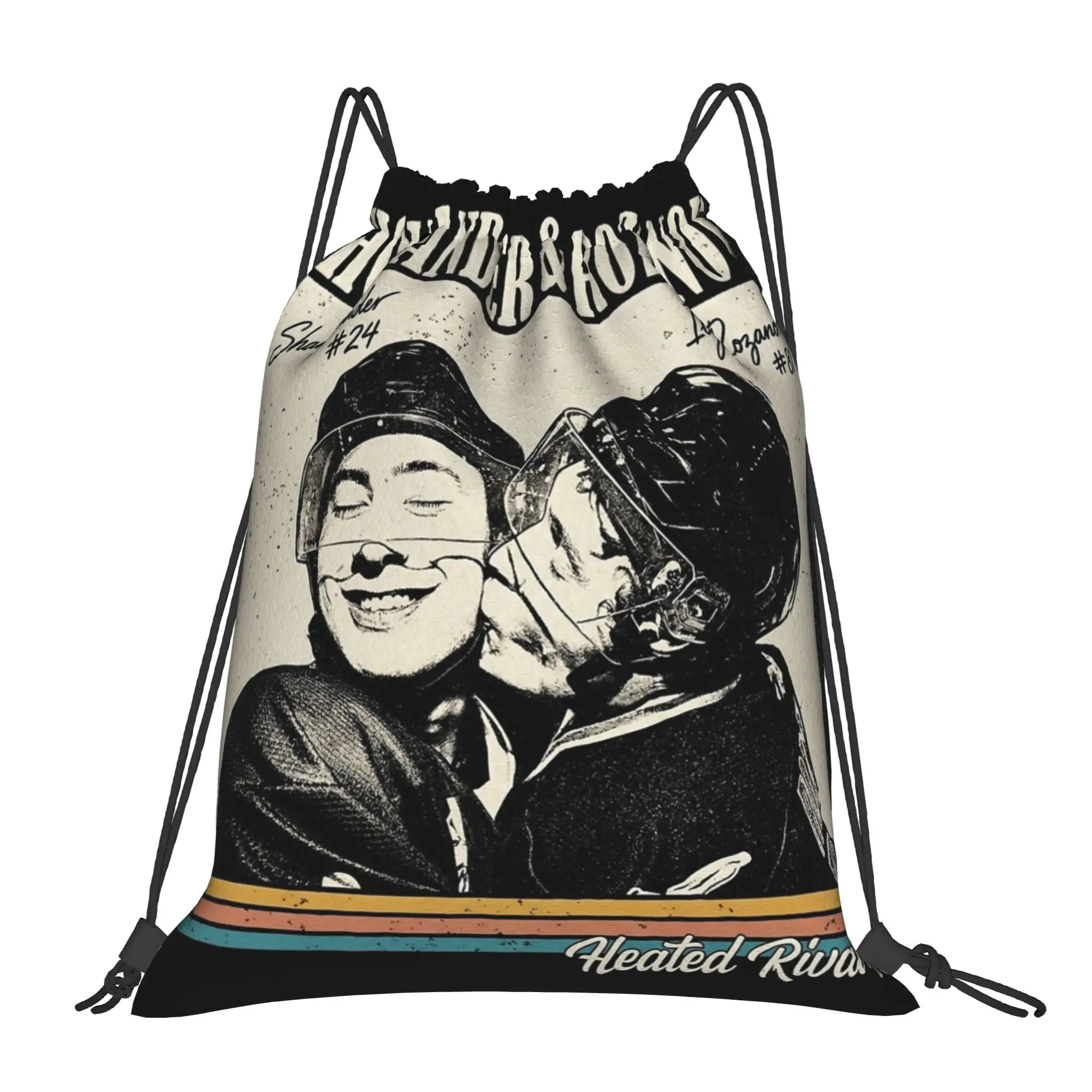 

Hollander & Rozanov Heated Rivalry Drawstring Bags Sports Backpack Gym Sackpack Water Resistant String Bags for Hiking