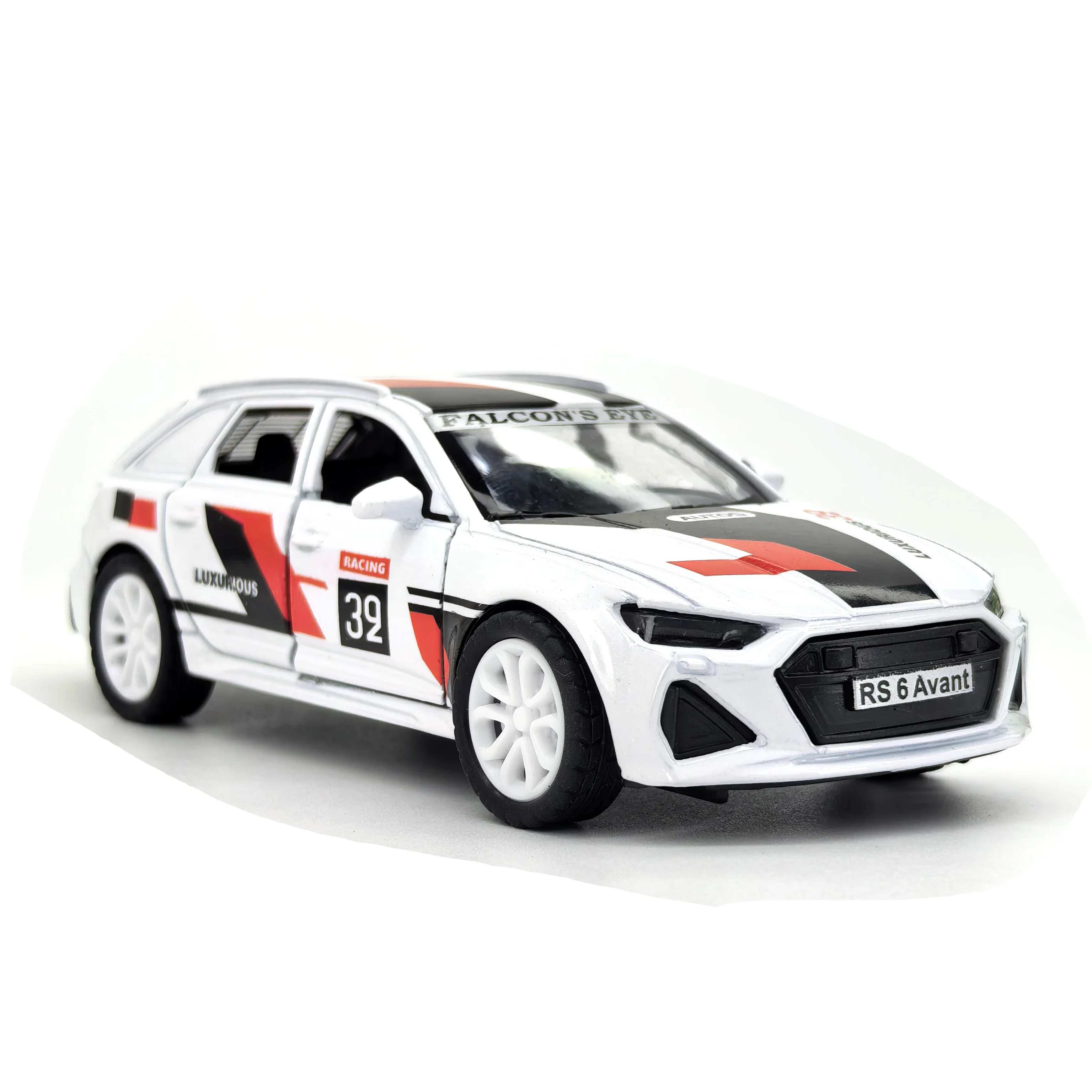Metal-based simulated inertial racing car figurine, toddler-sized spring-powered racing car, pocket-sized alloy toy car for boys