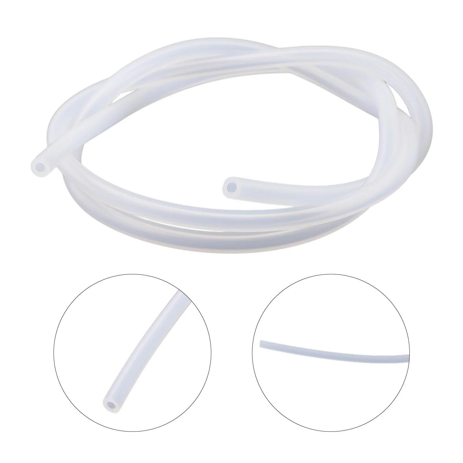 Precision Fit Silicone Hose for Saeco Espresso Machine Milk Components 100cm Length 3mm Inside 6mm Outside Diameter