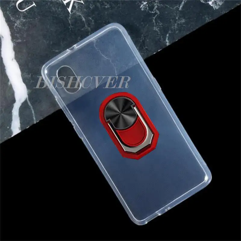 For Alcatel 1B 1A 2020 5002A 5002D 5002F 5002I 5002X Back Ring Holder Bracket Phone Case Smartphone TPU Soft Silicone Cover