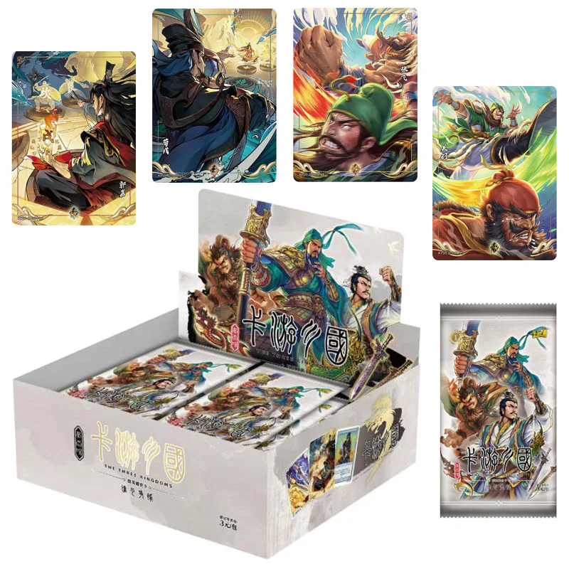 

Genuine Three Kingdoms Cards Romance of The Three Kingdoms Classical Animation Peripheral Rare Collection Card Toy Children Gift