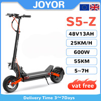 JOYOR S5-Z Electric Scooter 600W Motor 48V 13Ah Battery 25km/h Speed 55km Range 10'' Tires Foldable Adult E-Scooters