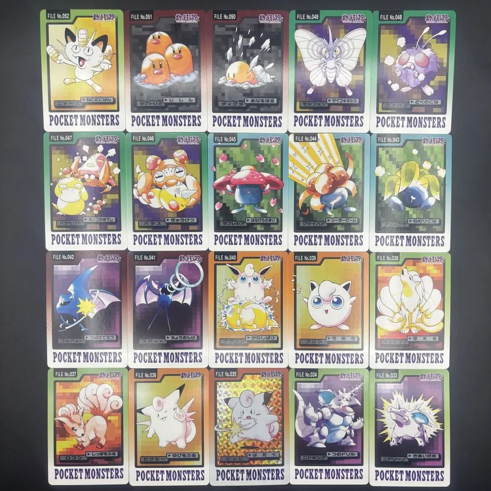 153 unids/set Diy Ptcg generación 1 Eevee Mew Charizard Mewtwo ilustración tarjetas Flash raras clásicas coleccionables de Anime tarjetas de juguete