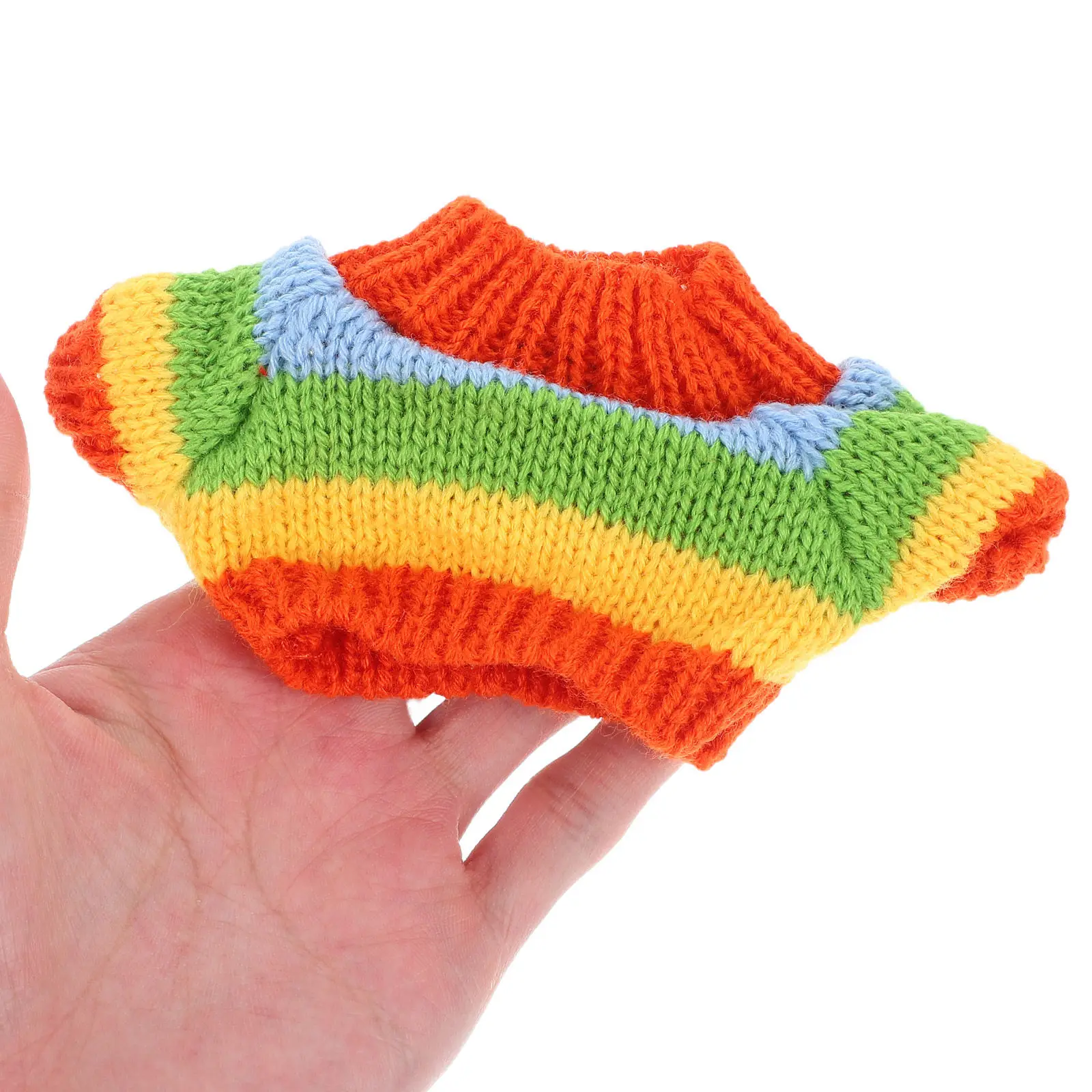 

3Pcs Knitted Bear Clothing Set Hoodie Sweater Outfit for 14-18 Inch Stuffed Bears Stylish Comfortable Interchangeable Dress-Up