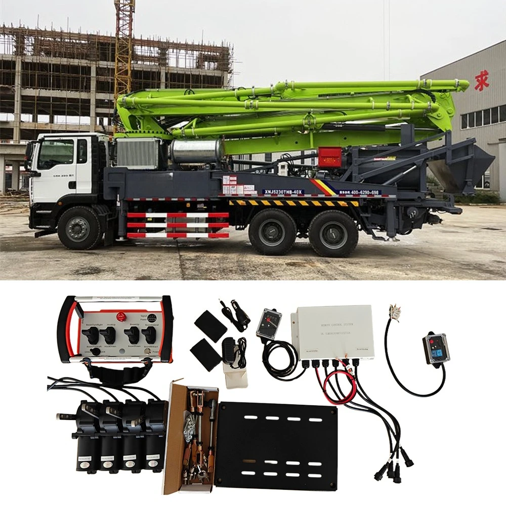 High performance multi proportional remote-controlled crane for mechanical modification