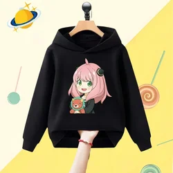 Spy X Family Anime Kids Hoodie Boys Girls Street wear sports long sleeved casual hoodie baby clothing Kawaii