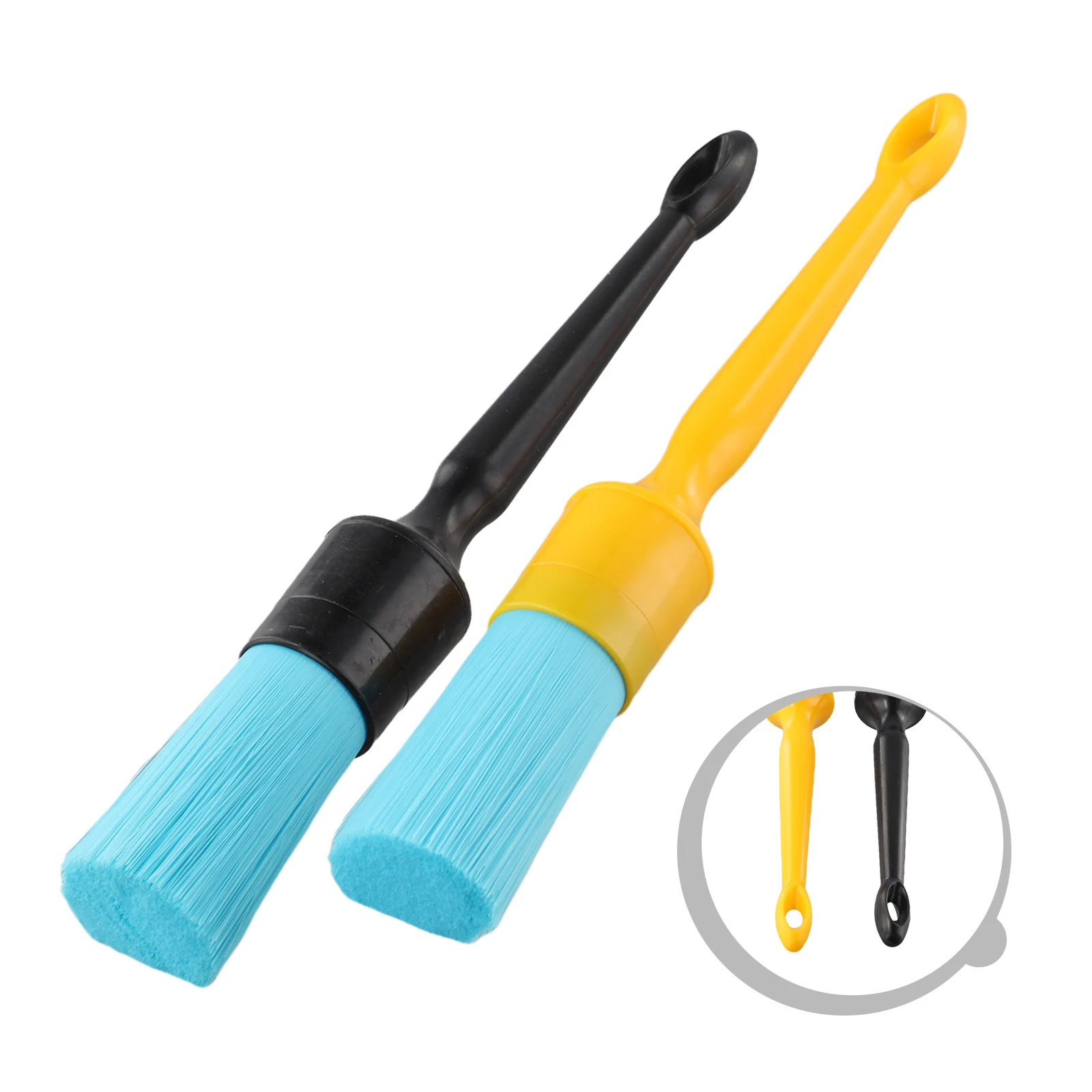 1/2pcs Car Detail Brush Detailing Brush For Auto Detailing Brush Cleaning Automotive Wheels Dashboards Cleaning Tool