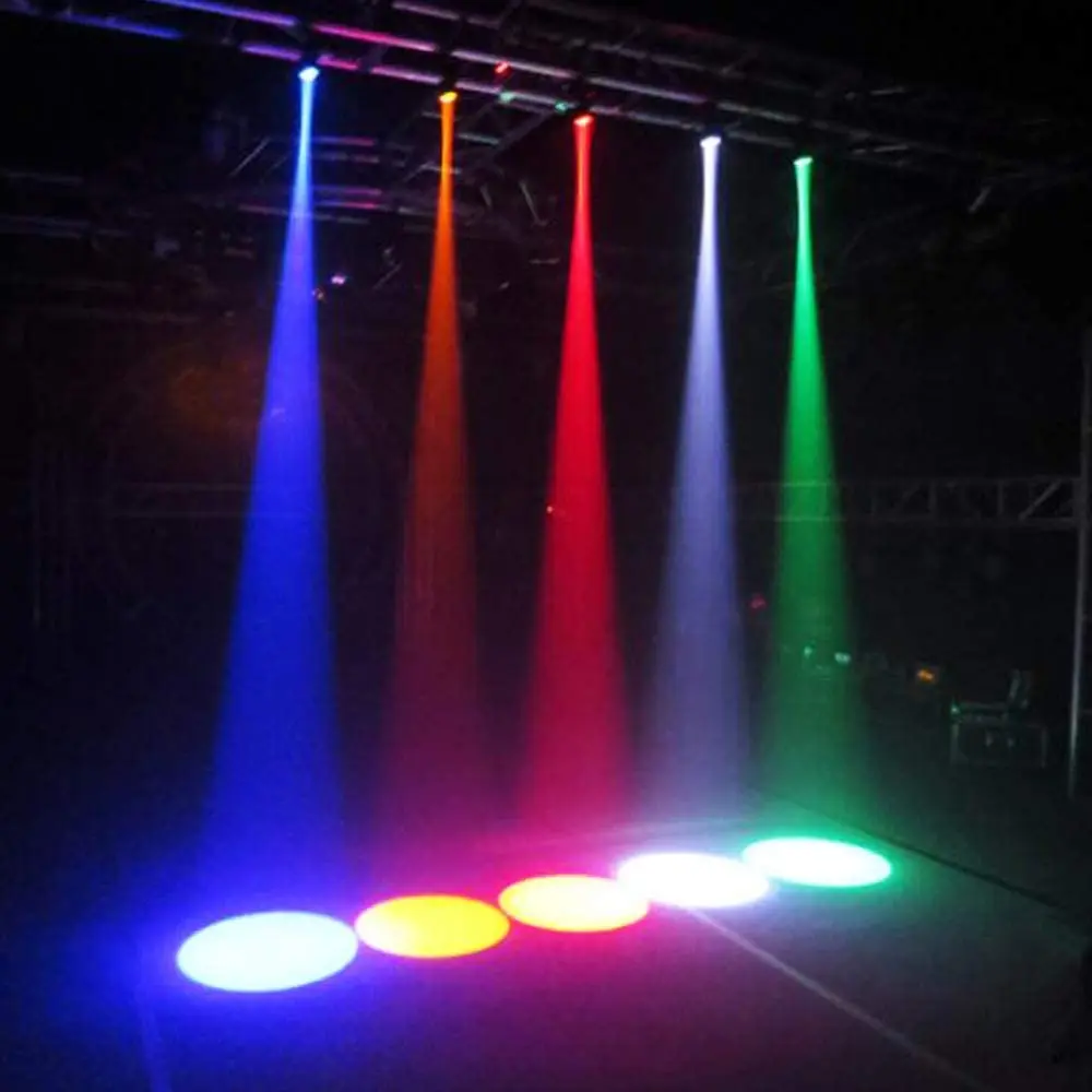 Led Pinspot DMX 12w Full Color RGBW 4IN1 Led Spot Light Use for Mirror Ball Window Display Boutique Disco Ballroom KTV Bar Club