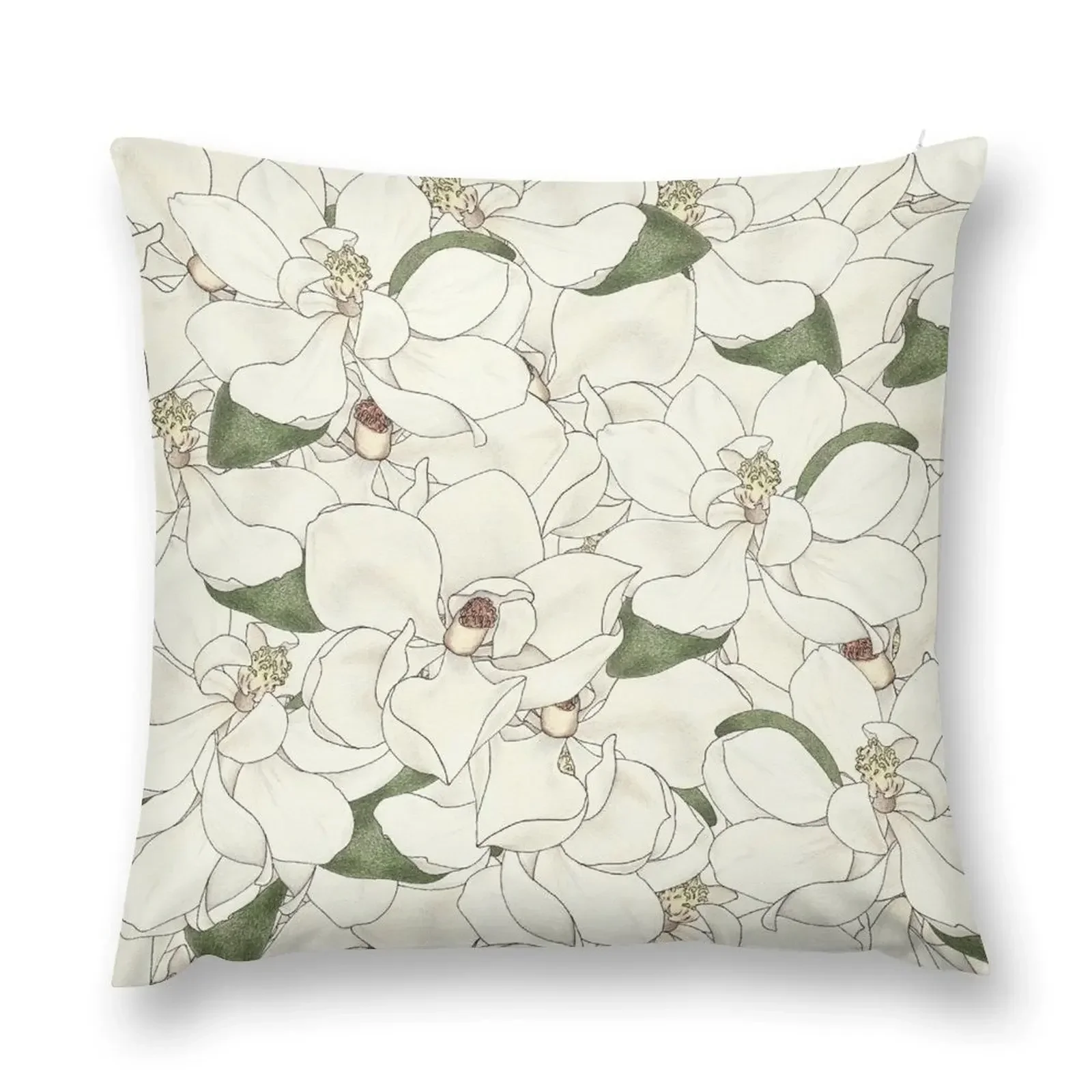 

Louisiana Flowers Throw Pillow Luxury Pillow Case Christmas Pillow Cases christmas supplies