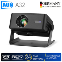 AUN A32 MINI Projector Home Cinema 1280*720P Videoprojector Portable Theater WIFI Mirror Android IOS SmartPhone 1080P 4K Movie