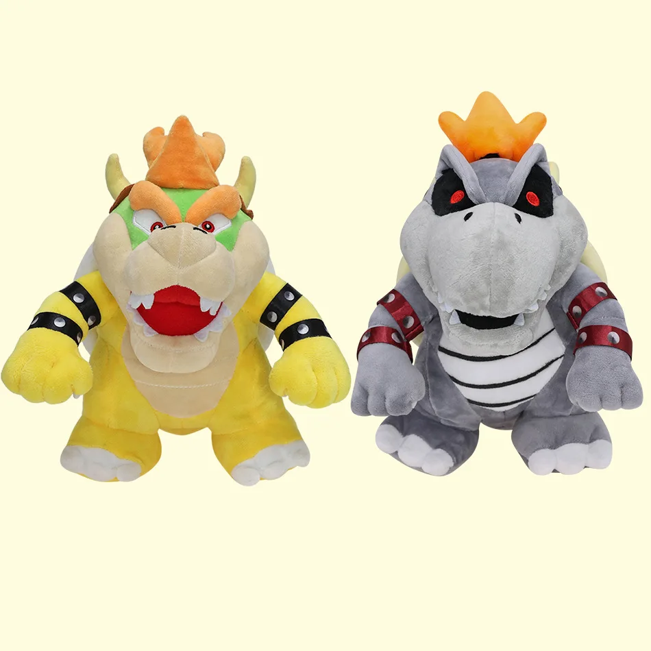

New 25cm Super Mario Bowser Plush Toys Koopa Fire Dragon Doll Stuffed Toys for Children Birthday Gifts