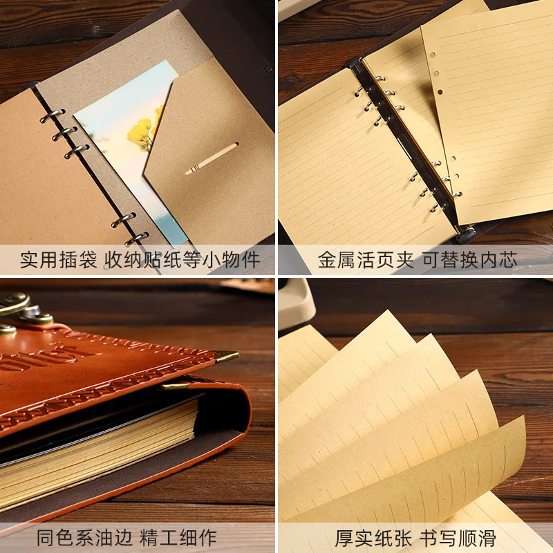 NEW Harries Potter Golden Snitch Hand Ledger European Style Retro Christmas Diary Notebook Student Stationery Kid Birthday Gifts