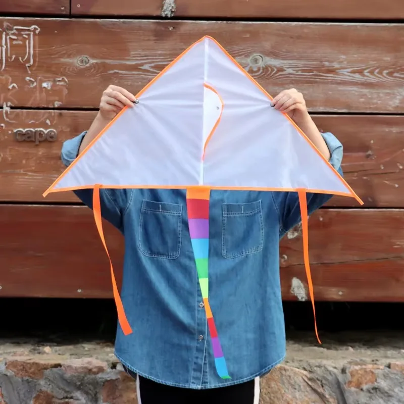 3-delige doe-het-zelf-vliegerset - gemakkelijk te vliegen witte vliegers met draaibare lijn, perfect voor buitenactiviteiten voor kinderen op parken, stranden, graslanden