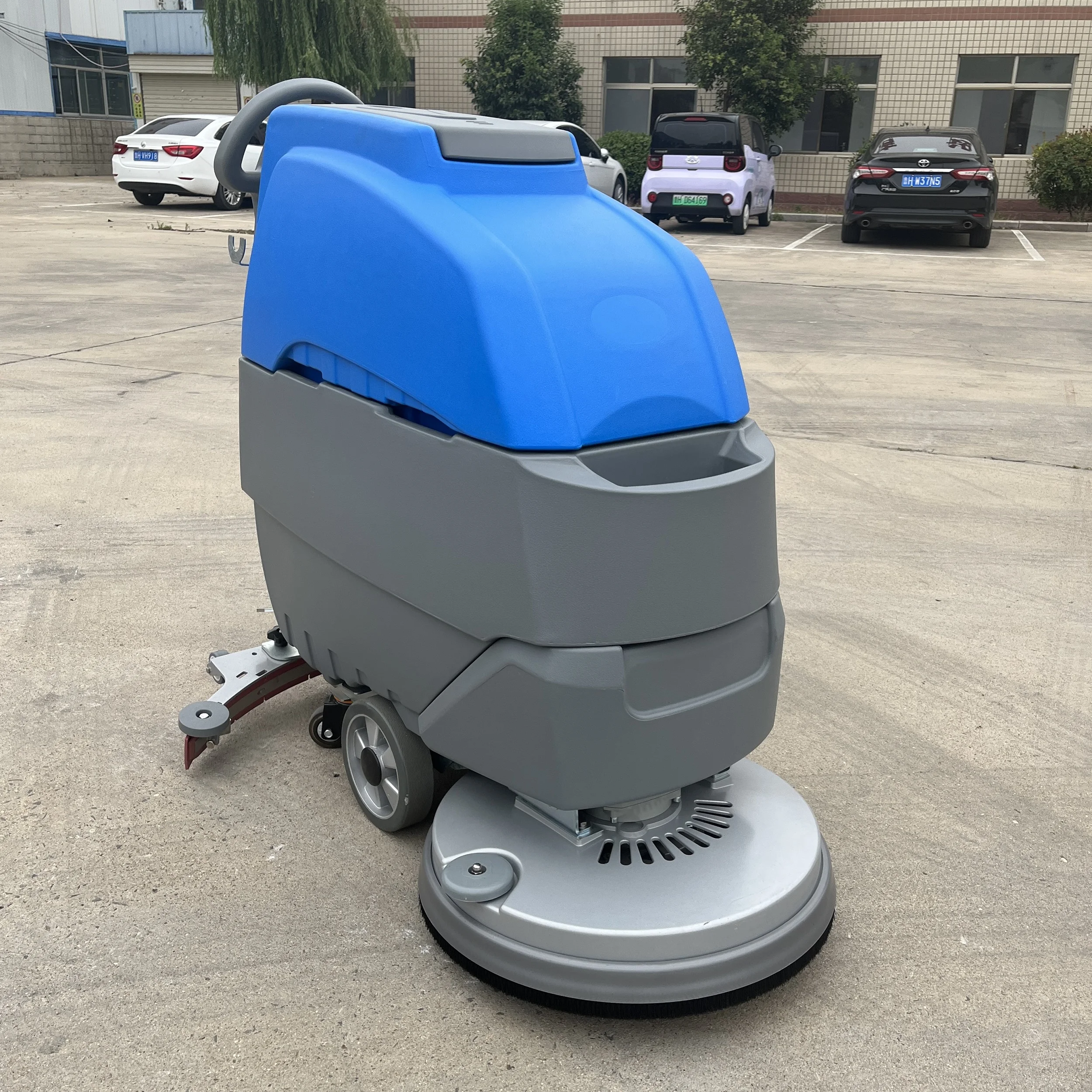 Hand Push Floor Scrubber Strong Suction Power Automatic Cleaning Machine Automatic Floor Scrubber