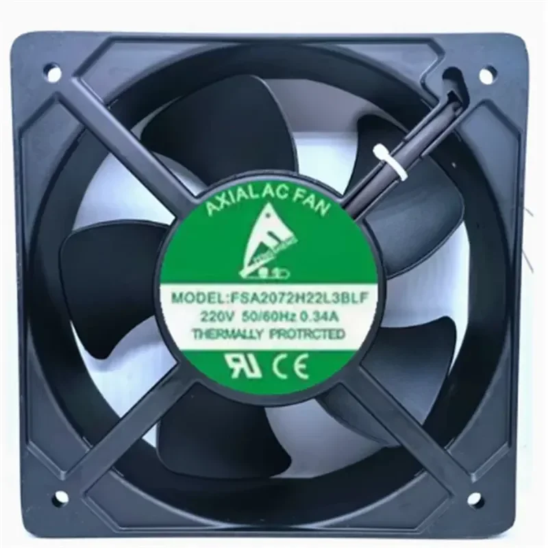 For Fengsheng FSA2072H22L3BLF 20572 220V 20cm large air volume high temperature resistant aluminum frame axial flow fan