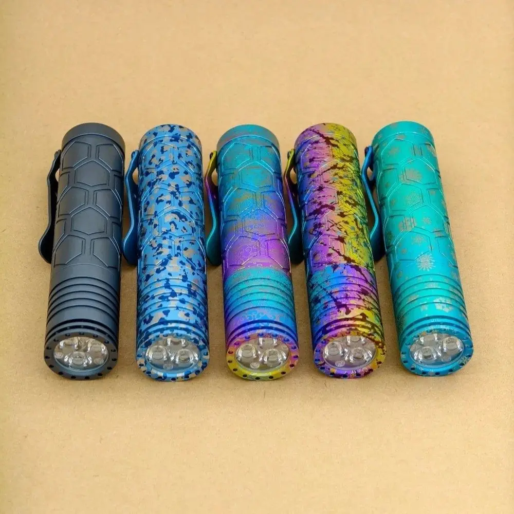 Reylight Dawn Hex- Ti Anodized 18650 Model Led Flashlight