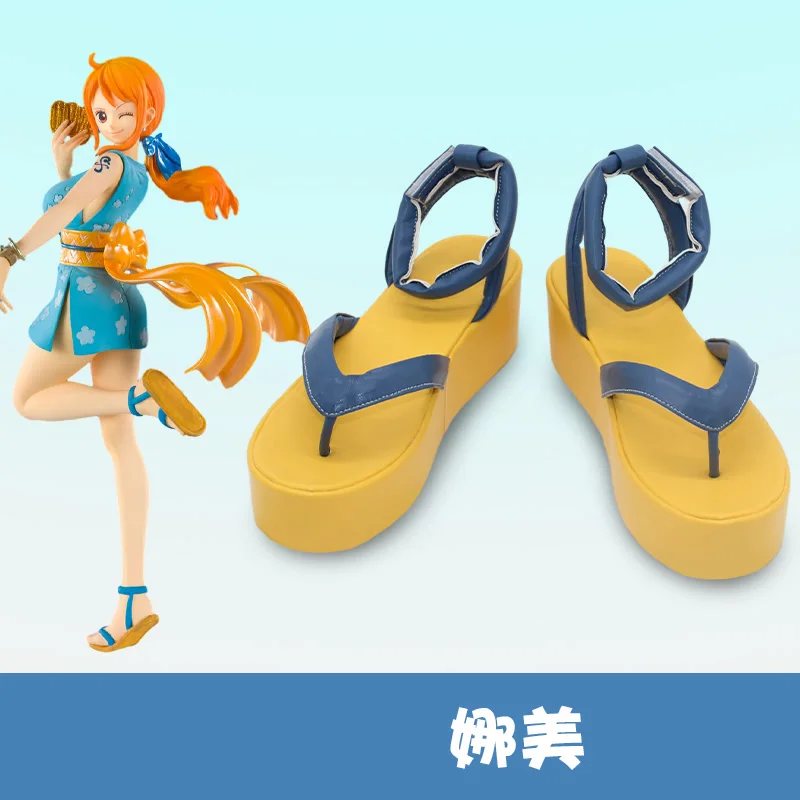 

Anime Nami Cosplay Shoes Boots Hallowmas Carnival Party Prop Stage Women Sandals