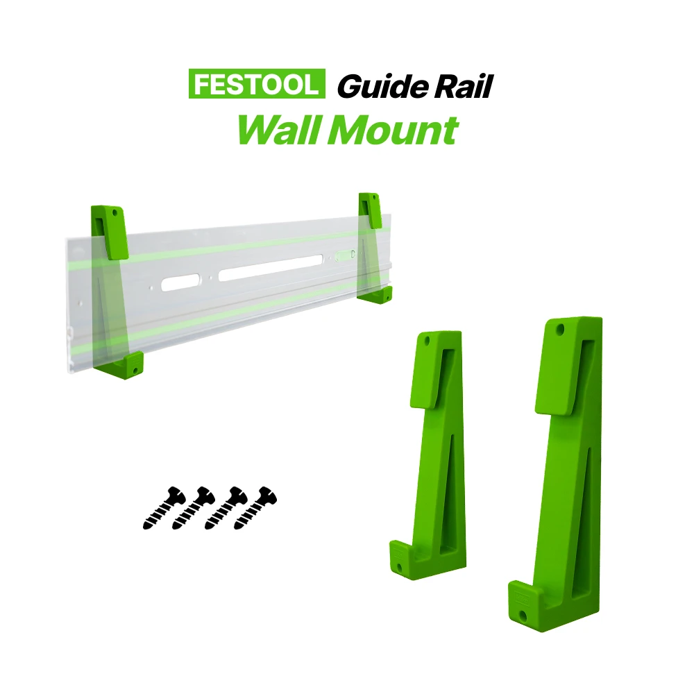 Double Guide Rail Wall Mount Brackets for FestoolWoodworking Tool Accessories Storage Holder Hooks