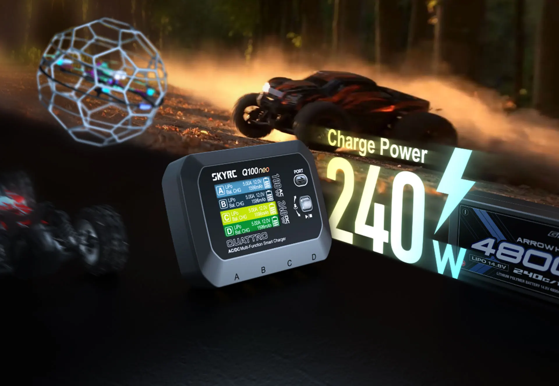 SKYRC Q100 ENO AC/DC Multi-Function Smart Charger