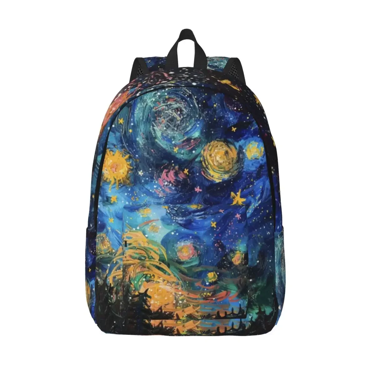 Cosmic Starry Sea For Girls Boys Fashionable, fully printed, and comfortable student backpack.