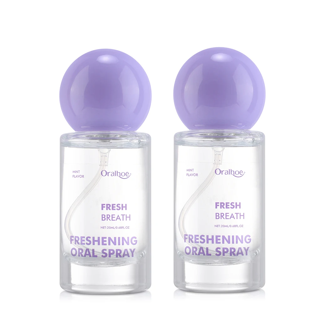 

Long Lasting Freshener Mint Oral Spray Travel-Sized 20ml Portable Mouth Breath Sprayer for Adults Freshness Oral Care Products