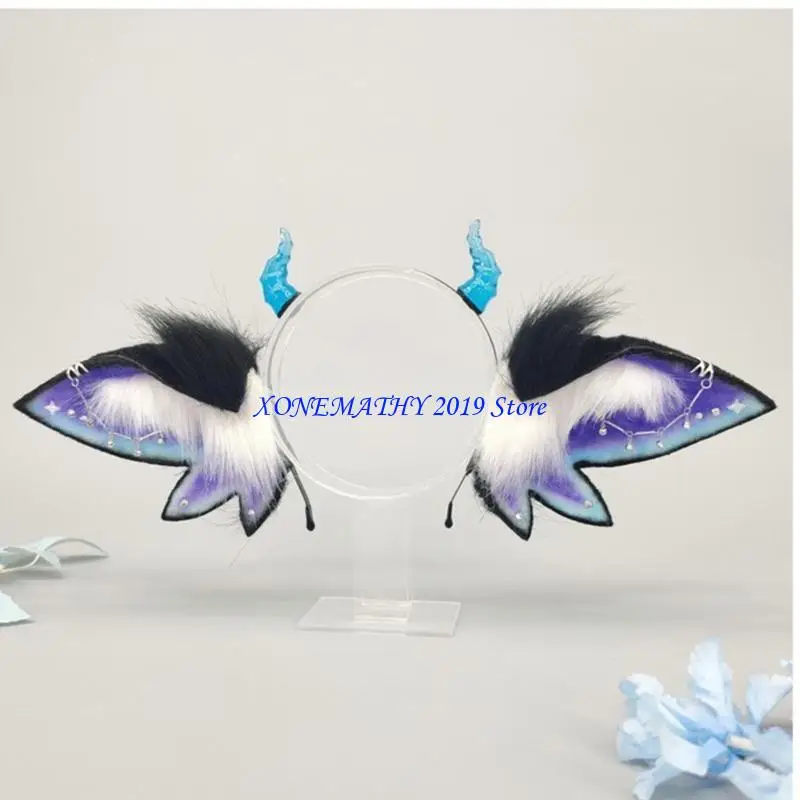 f42f-plush-ear-headband-ethnic-hairhoop-for-role-playing-fans-daily-and-party