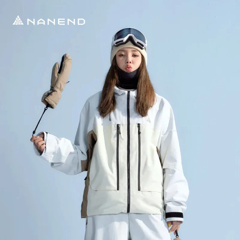 

NANEND Professional skiing clothing 3L fabric waterproof and wear-resistant snowboard skiing clothing warm for men and women