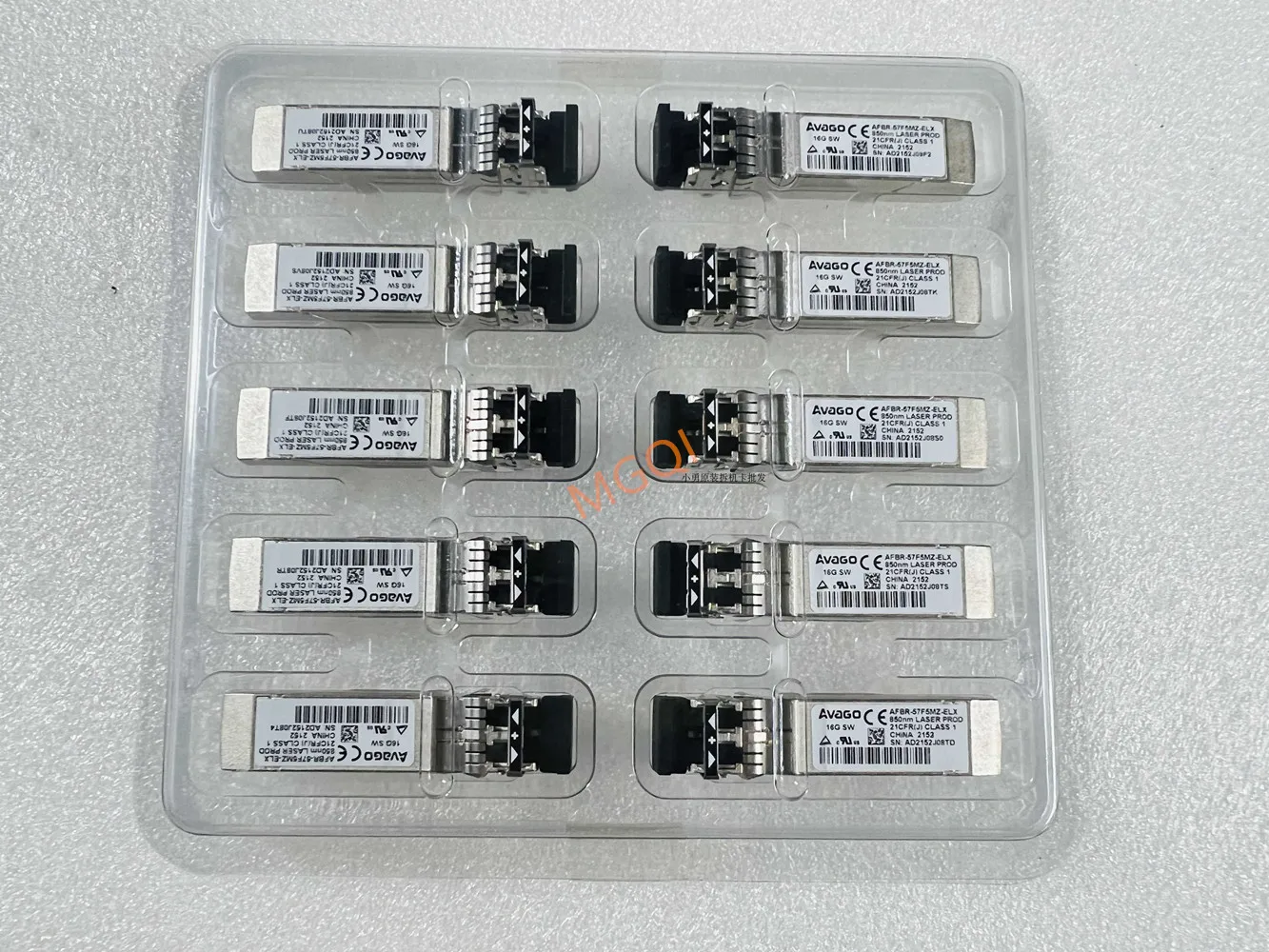 1PCS AFBR-57F5MZ-ELX/EMULEX 16g 850nm 300M dual port hba module sfp/Emulex LPe16002 LPE16000 LPe16002B-M6 emulex 16g Transceiver