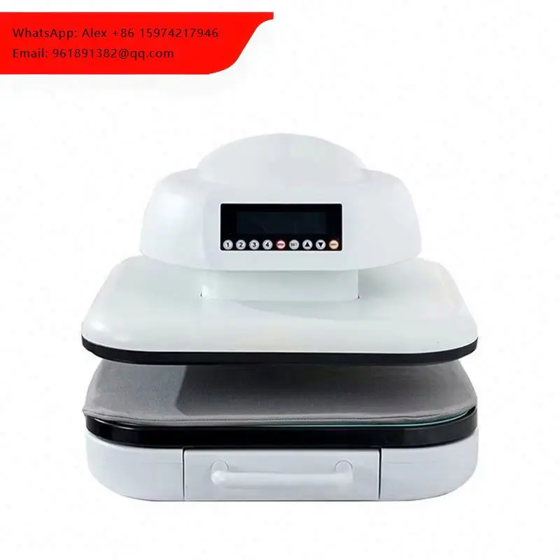 

Electric New Intelligent Automatic Heat Press Printer Combo 38x38cm T-Shirt & Cap 220V Multicolor Hot Stamping Sublimation