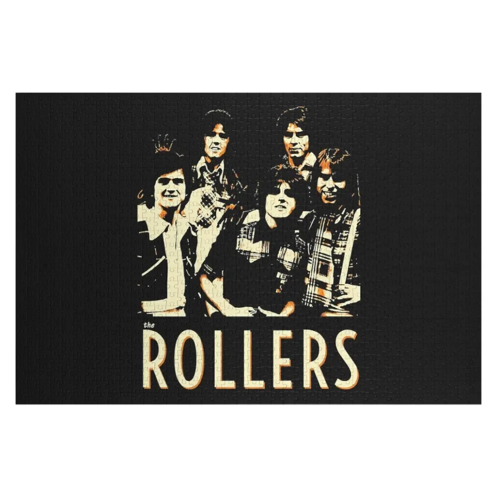 

Bay City Rollers Jigsaw Puzzle Wood Photo Personalized Picture Custom Name Child Toy Puzzle