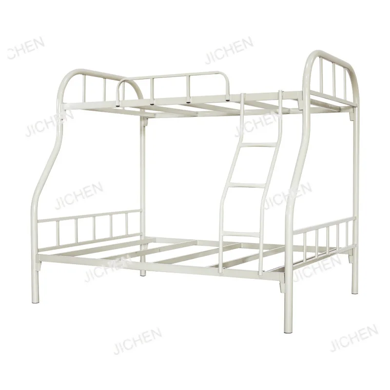 Literas para dormitorio de personal, literas para apartamentos y escolares, camas altas y bajas con estructura de hierro
