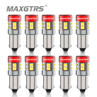T4W BA9S LED Blub BAX9S H21W BAY9S LED 12V 24V H6W H5W LED For Car Rear Fog light Red White Auto Parking Reverse Lamp 6000K