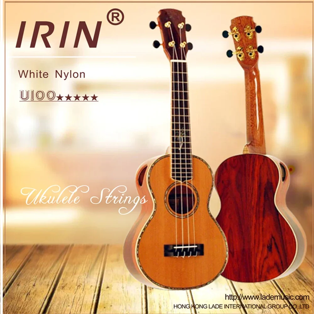 IRIN 4 Pcs/Set Soprano Ukulele Strings Nylon Musical Instrument Accessories 4 String Hawaiian Guitar Parts & Accessories